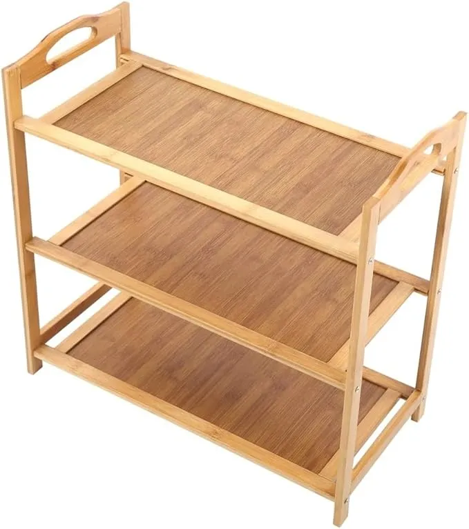 3-Tier Bamboo Shoe Rack