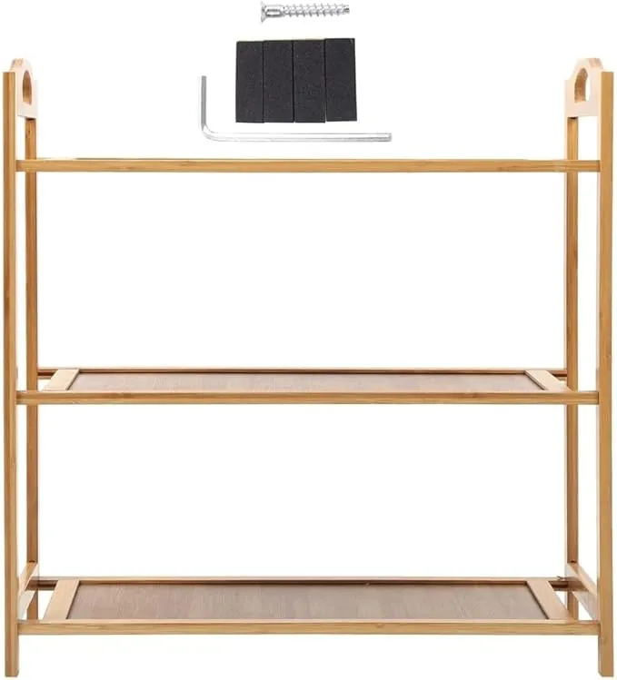 3-Tier Bamboo Shoe Rack