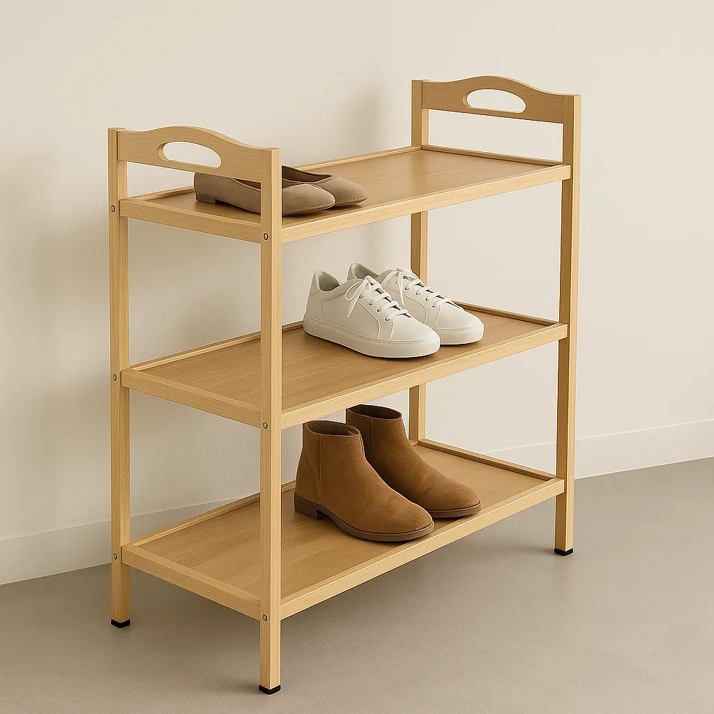 3-Tier Bamboo Shoe Rack