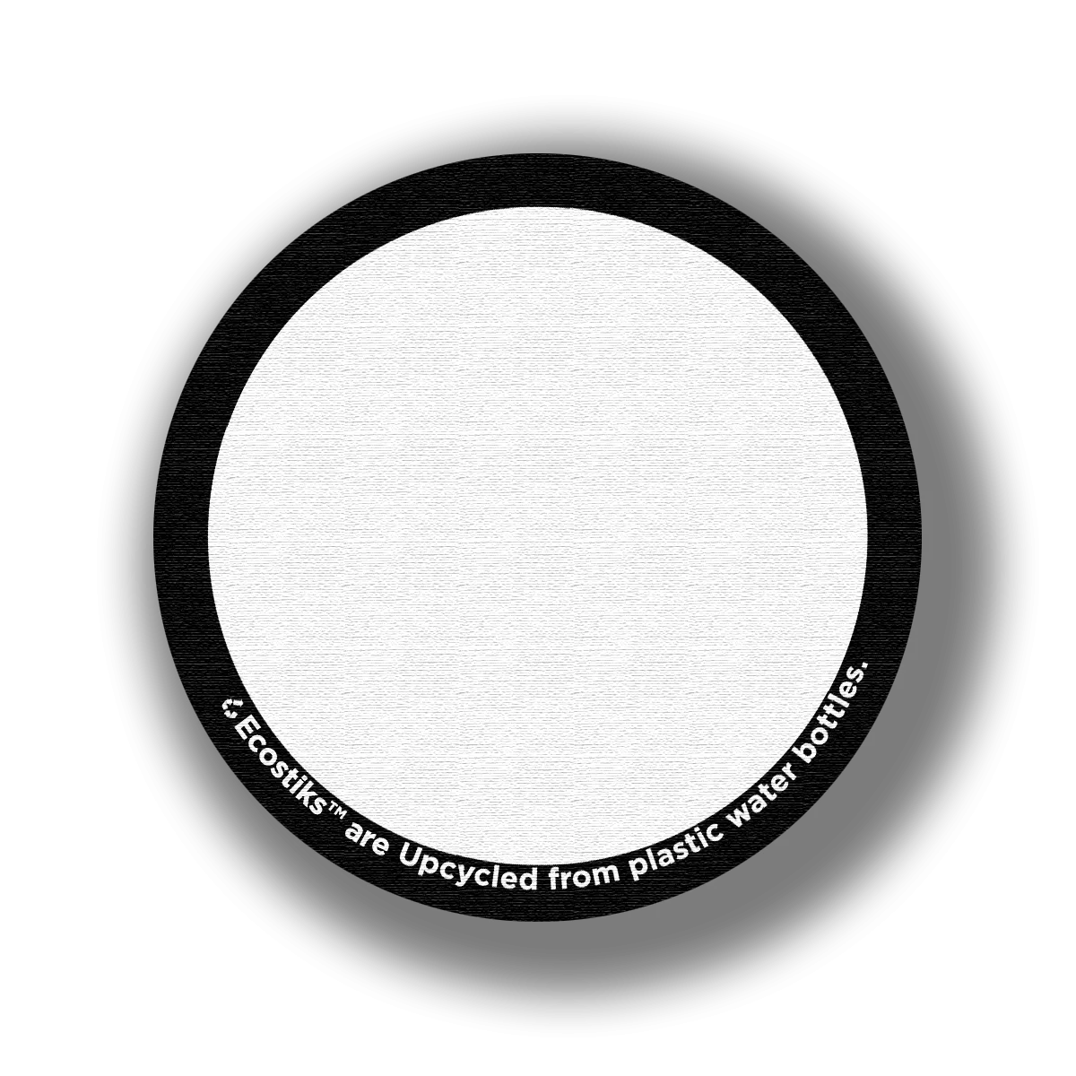 3" x 3" Blank Canvas Circle EcoStiks Patches