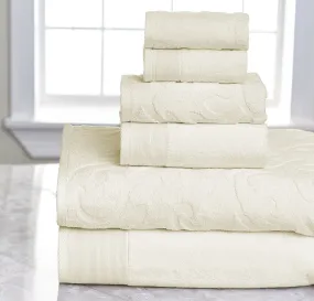 6 Piece Quick Dry Towel Set in Ivory