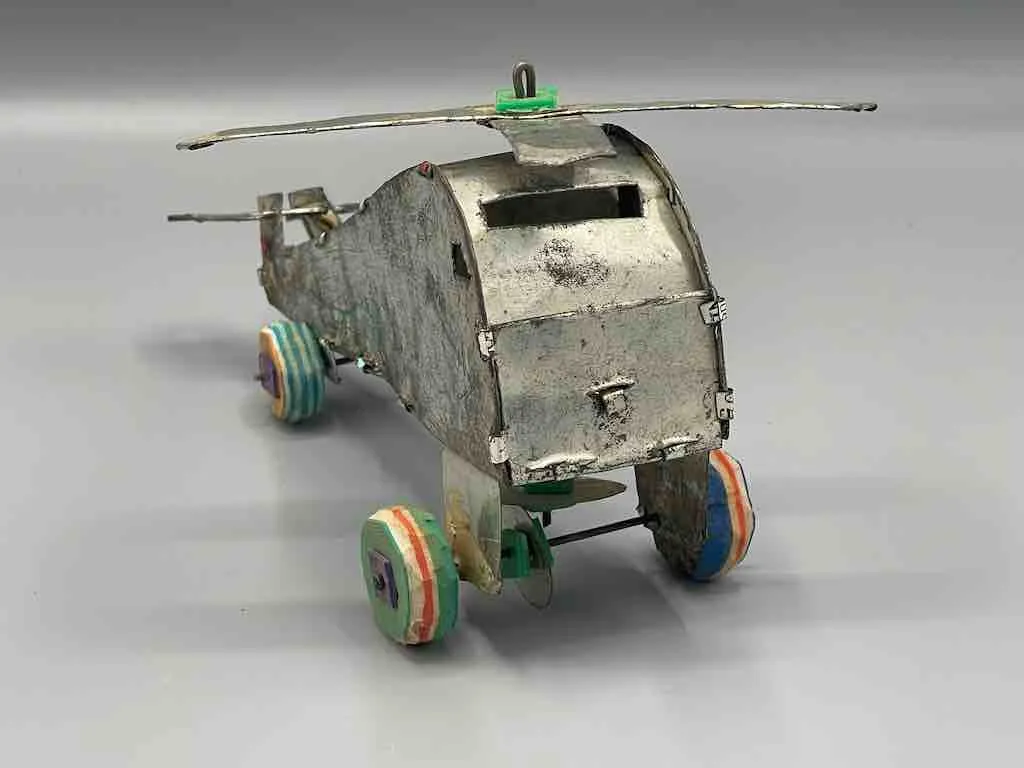 African Recycled Metal Can Toy Helicopter - Burkina Faso