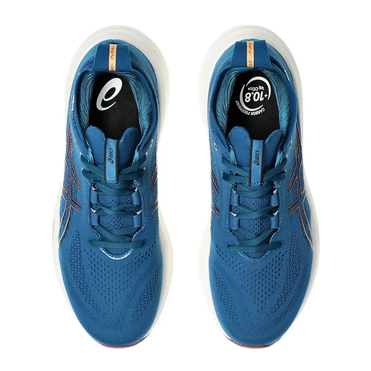 Asics Gel Nimbus 26 Men's Running Shoes | Rich Navy/Faded Orange