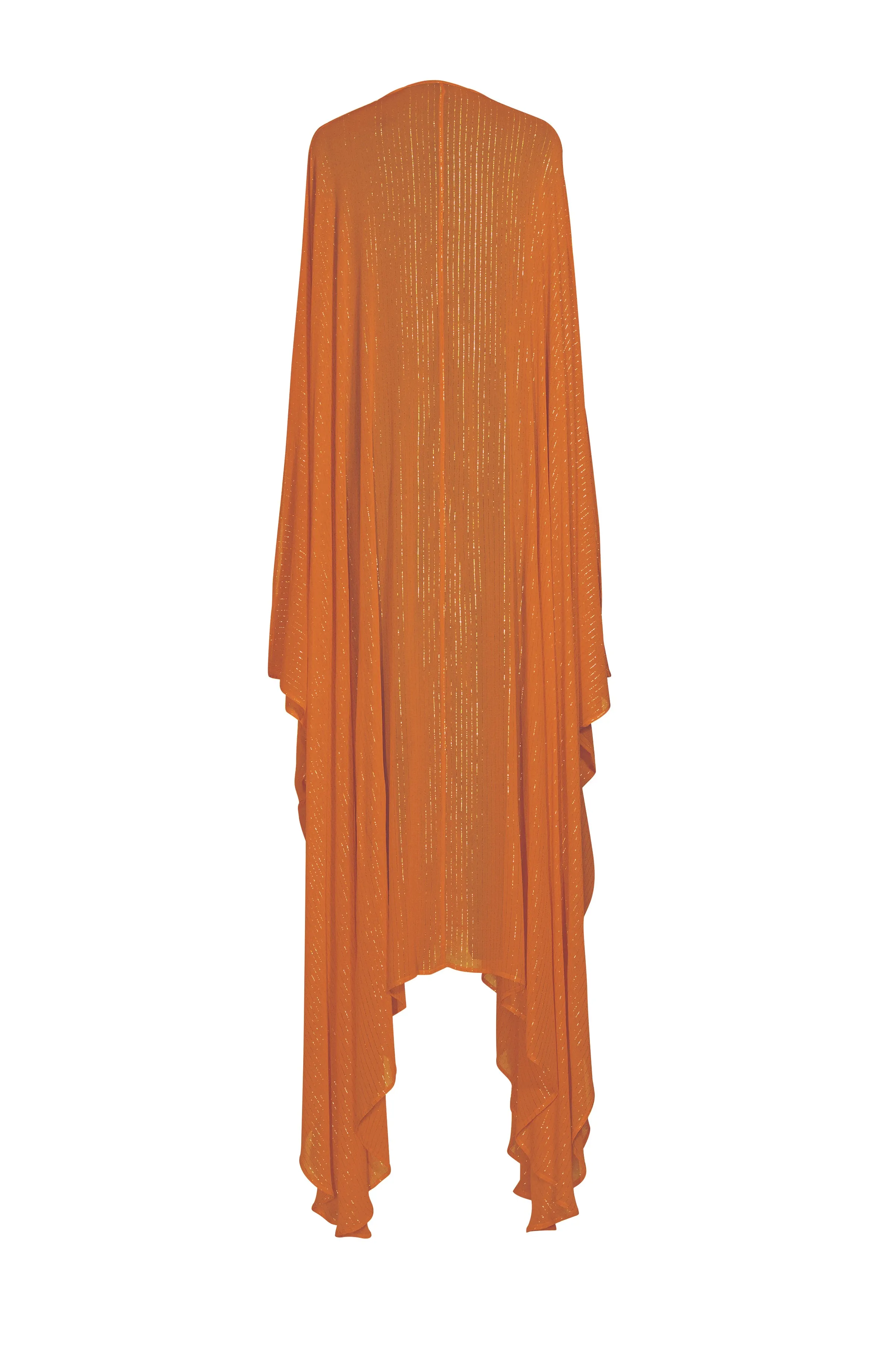 Brown Lurex Goddess kaftan