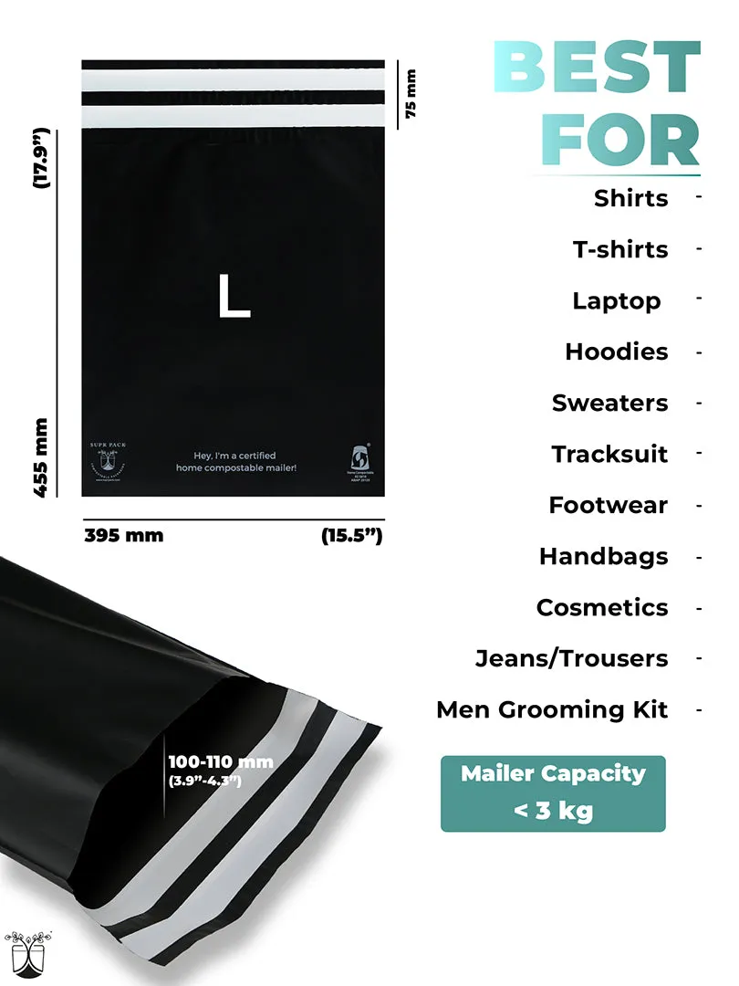 Custom Mailers For Environmentally Friendly Packaging. MOQ 10 Mailers.