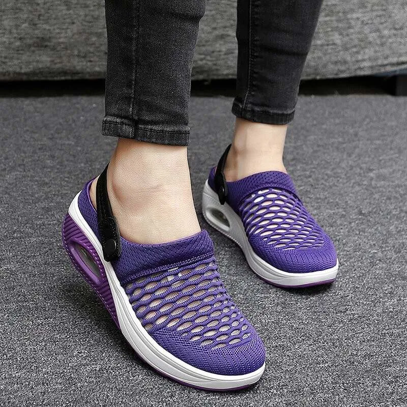 Cuzcare Women Orthopedic Sandals Arch Support Breathable Air Cushion Non-Slip Sandals