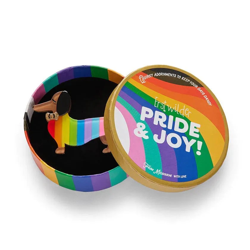 Erstwilder - Spiffy the Supportive Dog Brooch