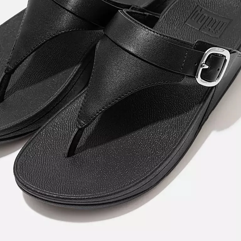 Fitflop Adjustable Leather Toe-Post Sandals