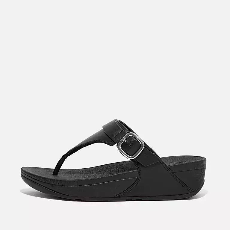 Fitflop Adjustable Leather Toe-Post Sandals