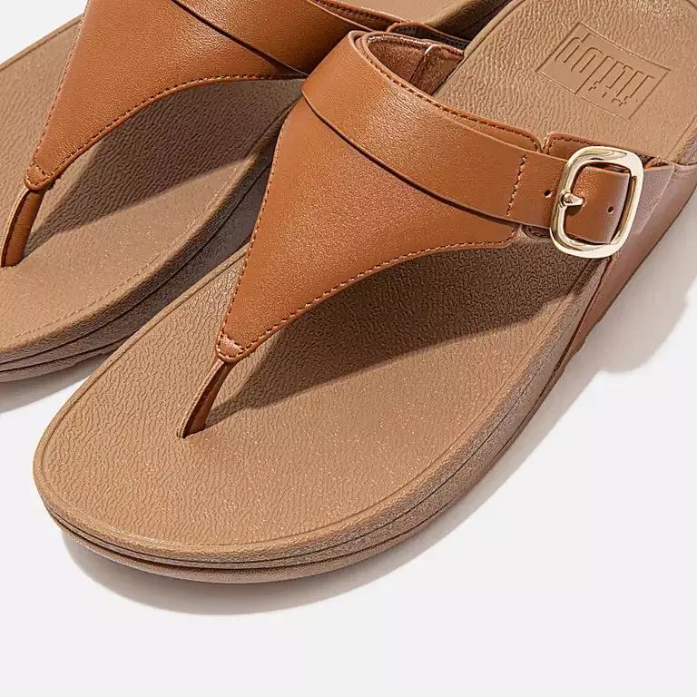 Fitflop Adjustable Leather Toe-Post Sandals
