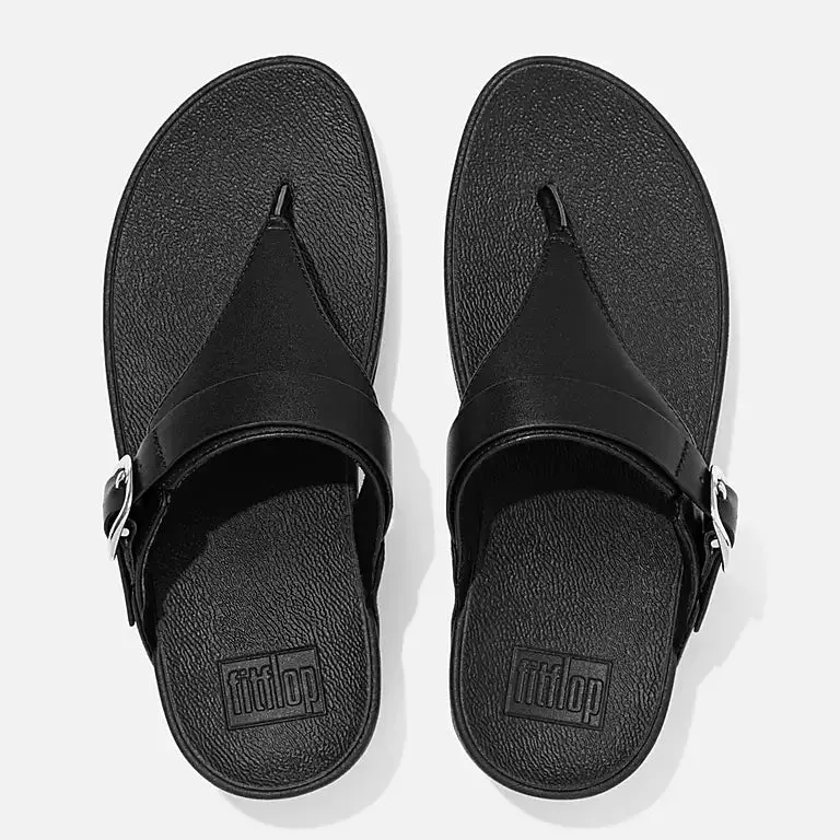Fitflop Adjustable Leather Toe-Post Sandals