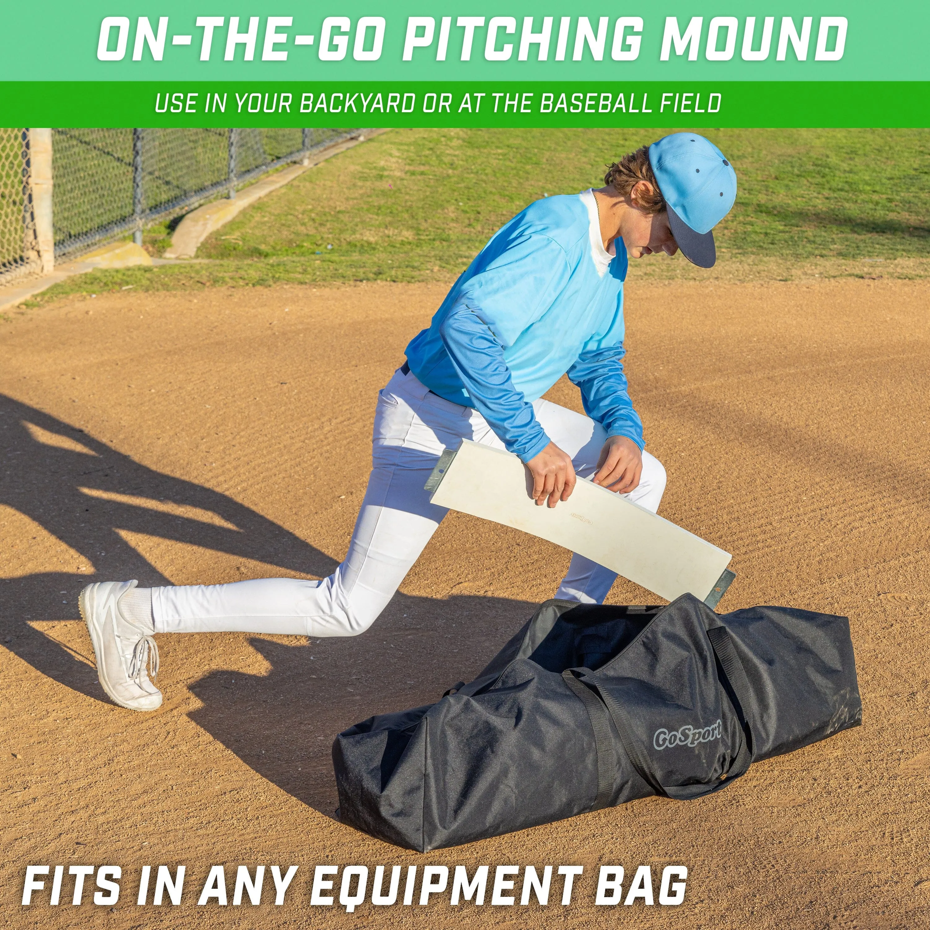 GoSports 24" x 6" Pitching Mound Rubber - Regulation Size