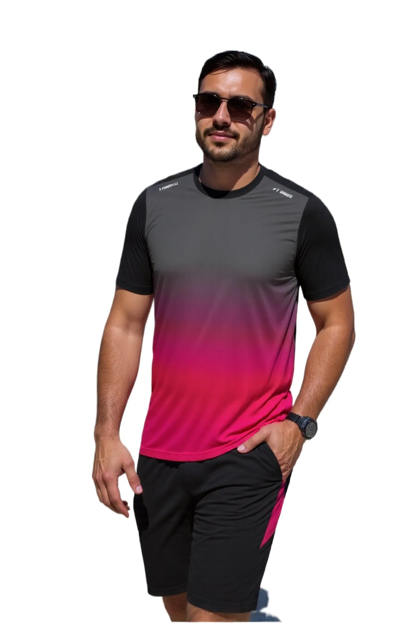 Ice-Silk Quick-Dry Mesh Summer Sportswear Set