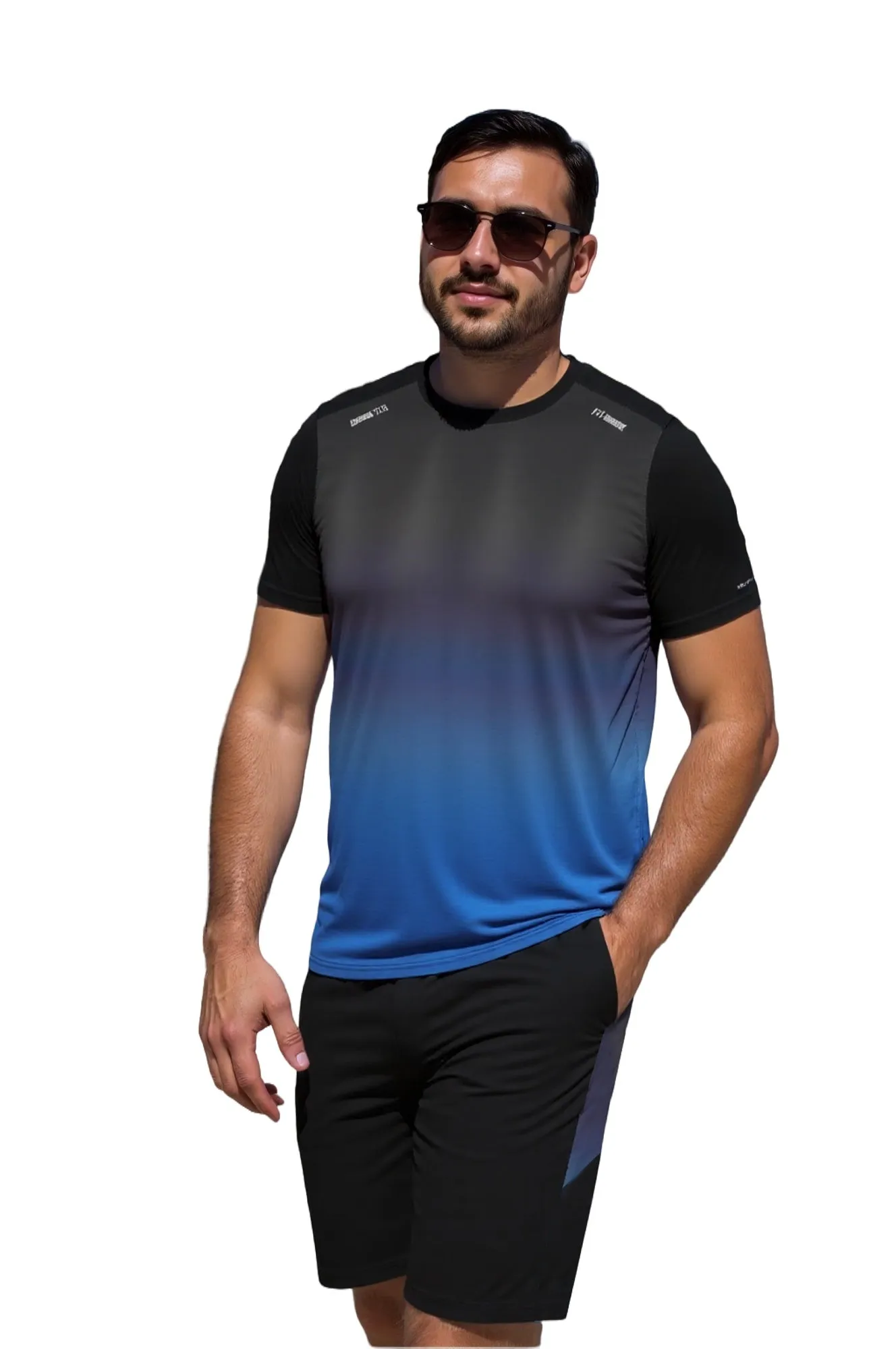 Ice-Silk Quick-Dry Mesh Summer Sportswear Set