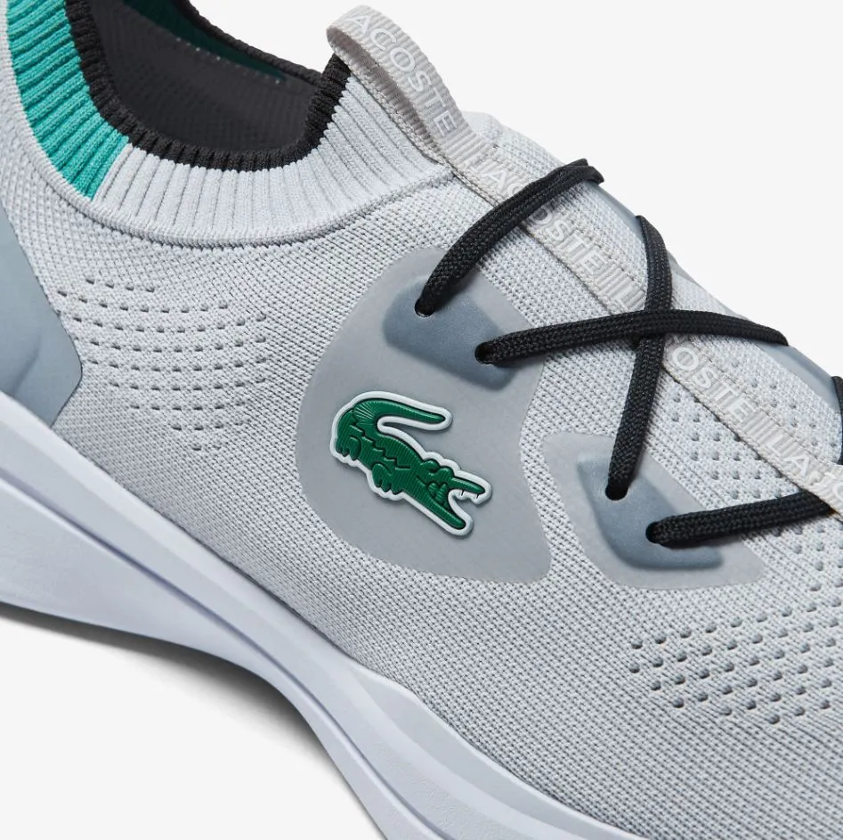 Lacoste Mens Run Spin Knit Textile Sneakers