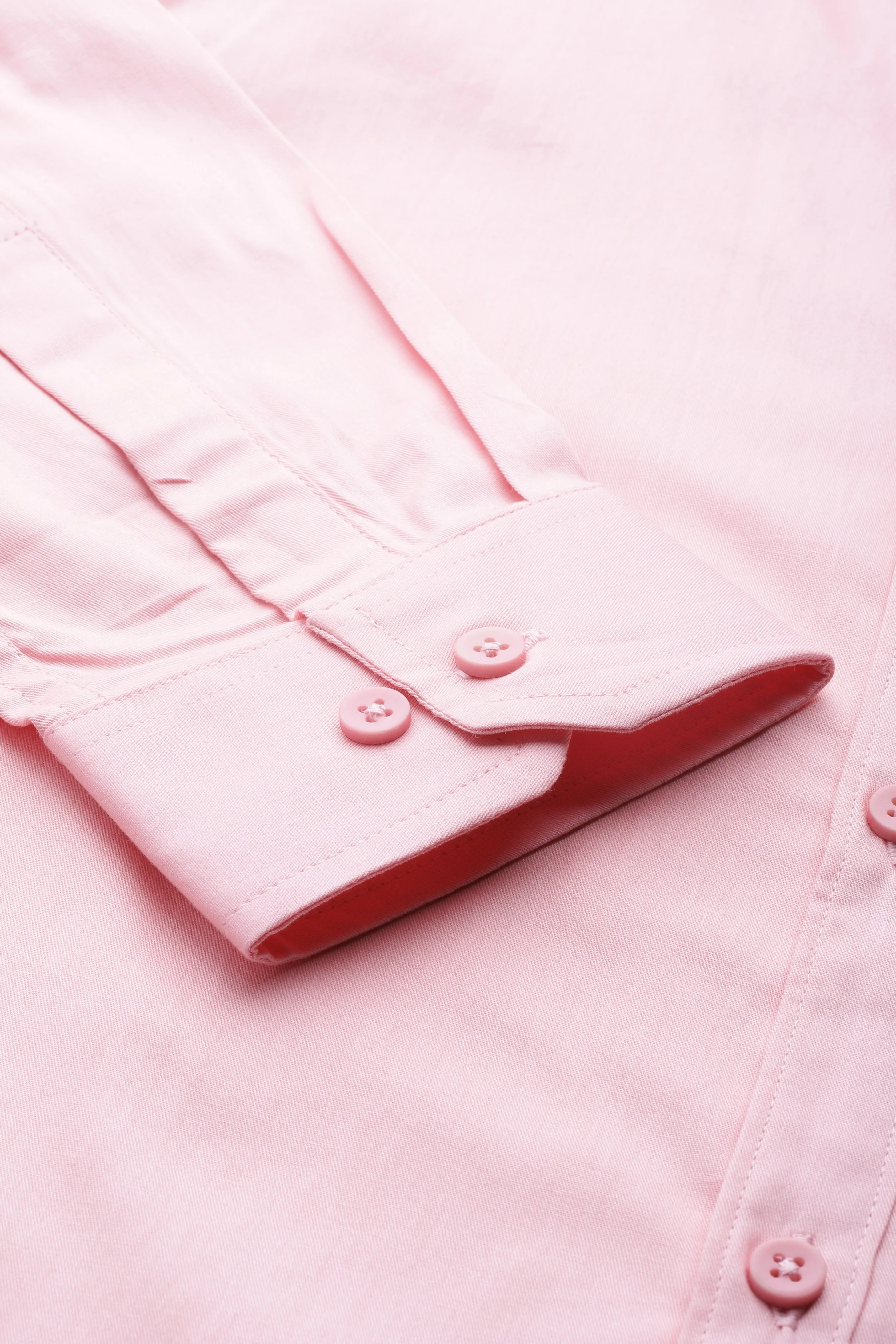 Men Pink Smart Slim Fit Bio-Engineered Quick-Dry Odour-Free Formal Shirt