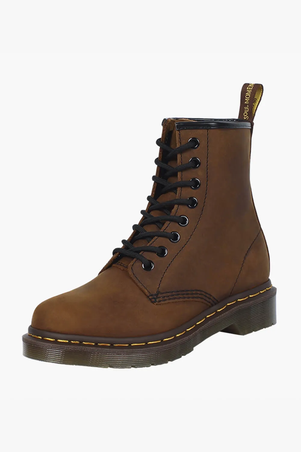Old Brown Martens Boots 8 Holes