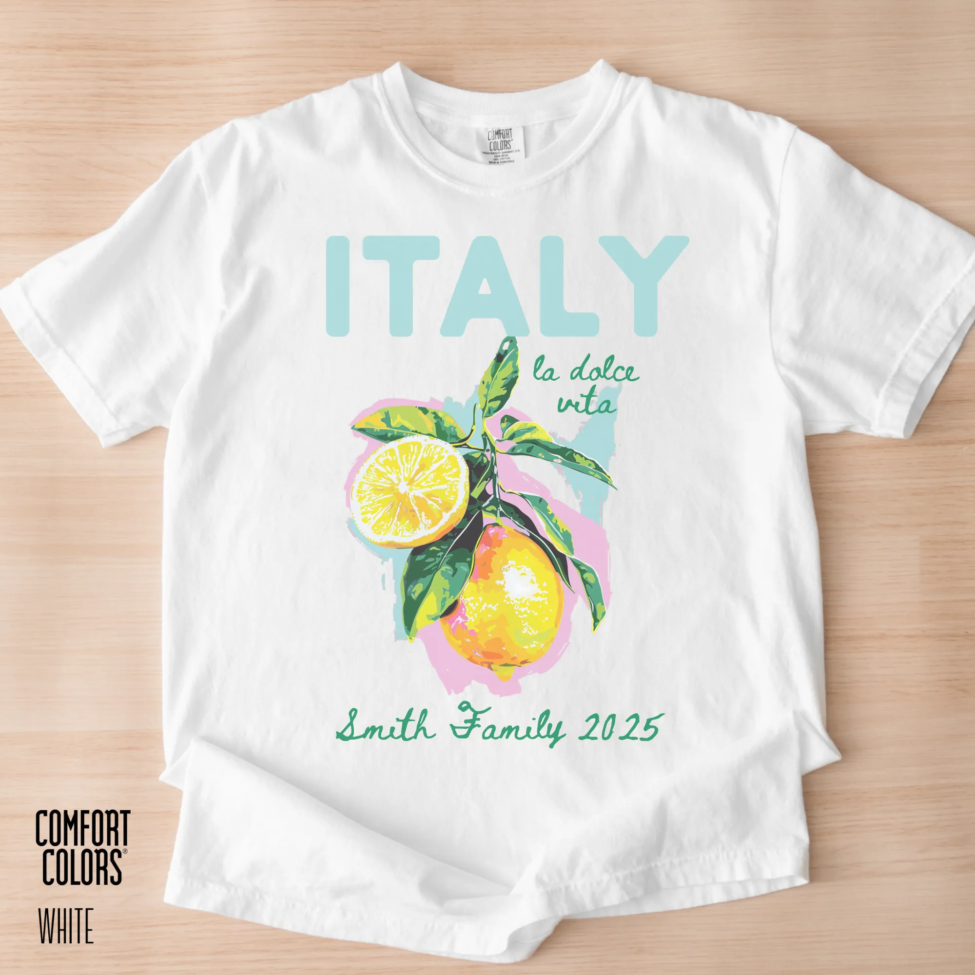 Personalized La Dolce Vita Lemon Shirt