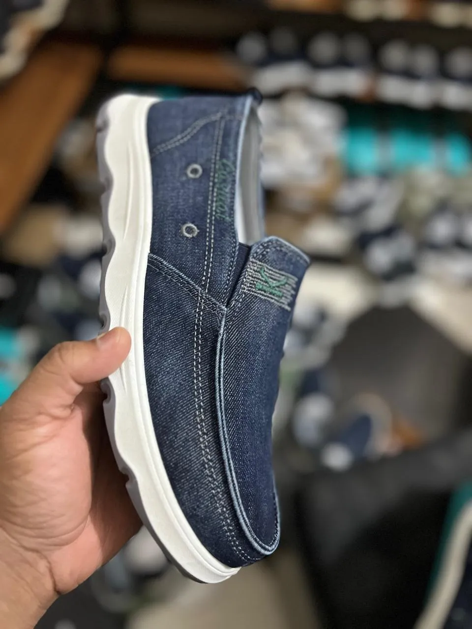 Premium Canvas Loafers for Men - Breathable Outdoor Comfort with Designer Style (Code: 0490)