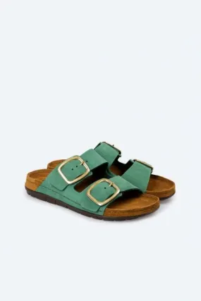 ROHDE Green Two Strap Sandal