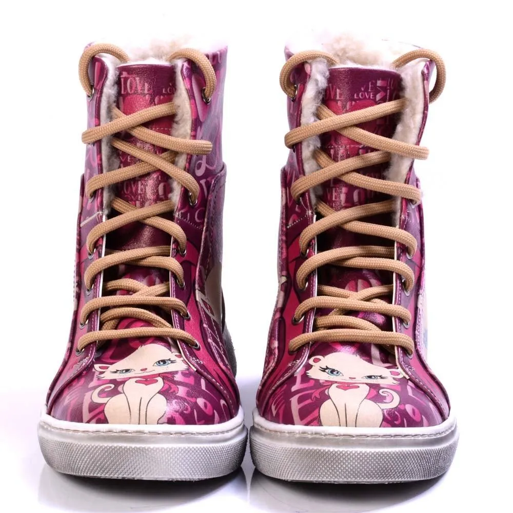 Sweet Cat Short Boots JAS109