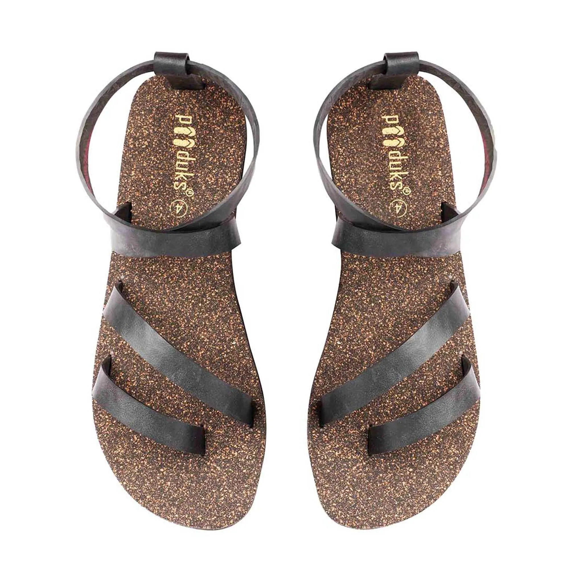 Women's Smart & Stylish Sandals | Cork and Rubber Based | Daily Comfy Wear